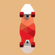 A cool, modern skateboard app icon - ai app icon generator - app icon aesthetic - app icons