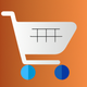 A minimalist shopping cart icon  app icon - ai app icon generator - app icon aesthetic - app icons
