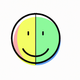A smug, self-satisfied smiley face  app icon - ai app icon generator - app icon aesthetic - app icons