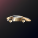 A shining golden sports car  app icon - ai app icon generator - app icon aesthetic - app icons