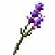 A tall, slender lavender stem with purple flowers  app icon - ai app icon generator - app icon aesthetic - app icons