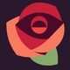 A romantic, velvety red rose  app icon - ai app icon generator - app icon aesthetic - app icons