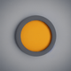 A AI-generated app icon of a color mixing tray in cornsilk , grey color scheme