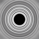 A AI-generated app icon of an ellipse shape in navajo white , white , red color scheme