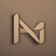 An app icon of a letter j with oatmeal and wheat color scheme