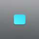 A AI-generated app icon of a rectangle shape in tiffany blue , white , blue , red , tan color scheme