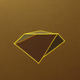 An app icon of a rightangled triangle shape with pastel yellow and red color scheme