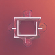 A AI-generated app icon of a decagon shape in light salmon , crimson , salmon , red color scheme
