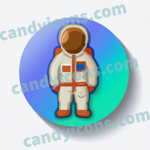 an astronaut app icon - ai app icon generator - phone app icon - app icon aesthetic