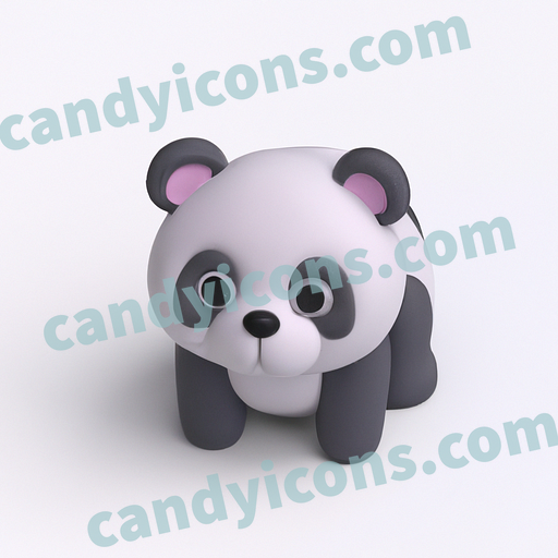 An adorable and curious baby panda  app icon - ai app icon generator - phone app icon - app icon aesthetic