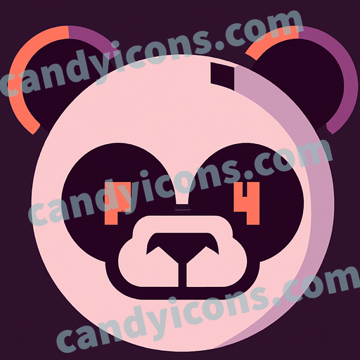 An adorable, cartoon-style panda  app icon - ai app icon generator - phone app icon - app icon aesthetic