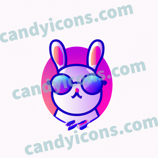 a rabbit app icon - ai app icon generator - phone app icon - app icon aesthetic