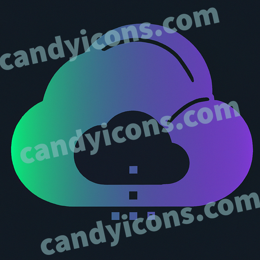 a cloud with symbols in it app icon - ai app icon generator - phone app icon - app icon aesthetic