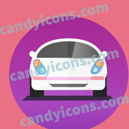 A compact, zippy sports car  app icon - ai app icon generator - phone app icon - app icon aesthetic