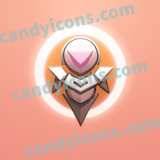An app icon of The Valkyrie Humanoid Space Robot in peach , honey dew , blush pink , white color scheme