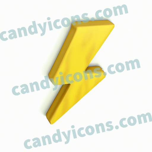 a lightning bolt app icon - ai app icon generator - phone app icon - app icon aesthetic