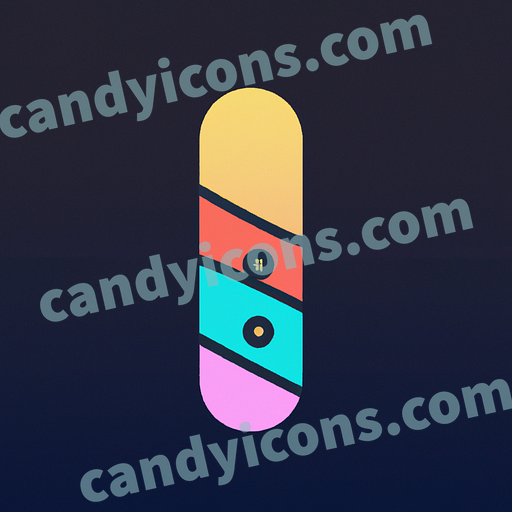 a snowboard app icon - ai app icon generator - phone app icon - app icon aesthetic