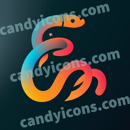 an eel app icon - ai app icon generator - phone app icon - app icon aesthetic