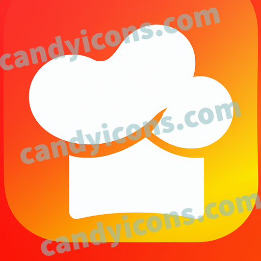 a chef hat app icon - ai app icon generator - phone app icon - app icon aesthetic