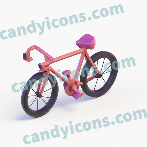 A sleek and speedy bicycle  app icon - ai app icon generator - phone app icon - app icon aesthetic