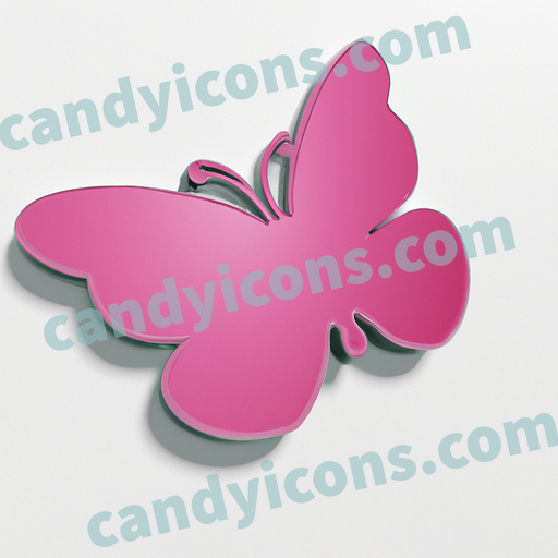 A graceful butterfly  app icon - ai app icon generator - phone app icon - app icon aesthetic