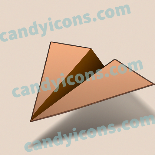 A playful, cartoon-style paper airplane  app icon - ai app icon generator - phone app icon - app icon aesthetic