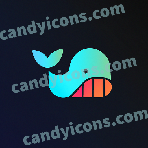 a whale app icon - ai app icon generator - phone app icon - app icon aesthetic