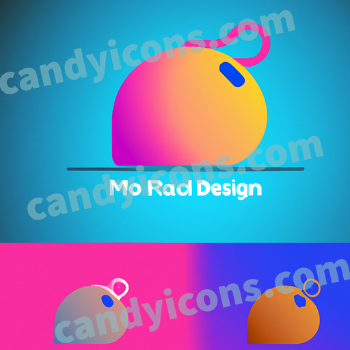 A sleek, minimalist mouse  app icon - ai app icon generator - phone app icon - app icon aesthetic