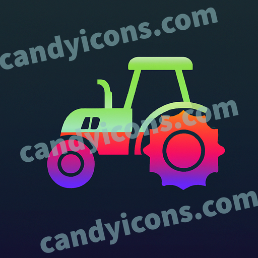 a farming tractor app icon - ai app icon generator - phone app icon - app icon aesthetic
