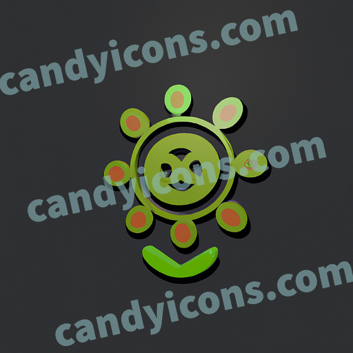 A cheerful sunflower  app icon - ai app icon generator - phone app icon - app icon aesthetic