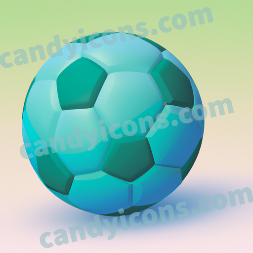 a soccer ball app icon - ai app icon generator - phone app icon - app icon aesthetic