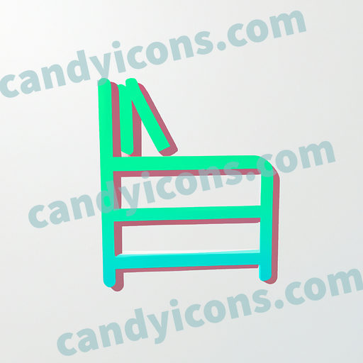 A stylized bookshelf app icon - ai app icon generator - phone app icon - app icon aesthetic
