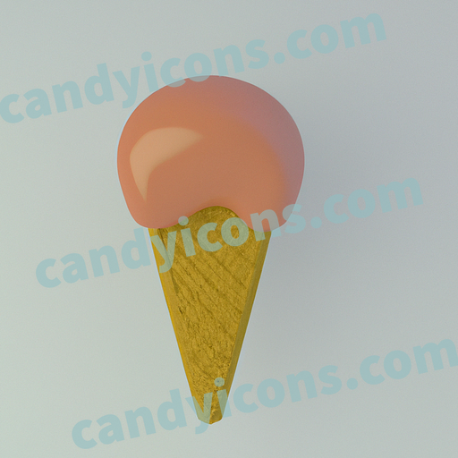 a delicious ice cream cone  app icon - ai app icon generator - phone app icon - app icon aesthetic