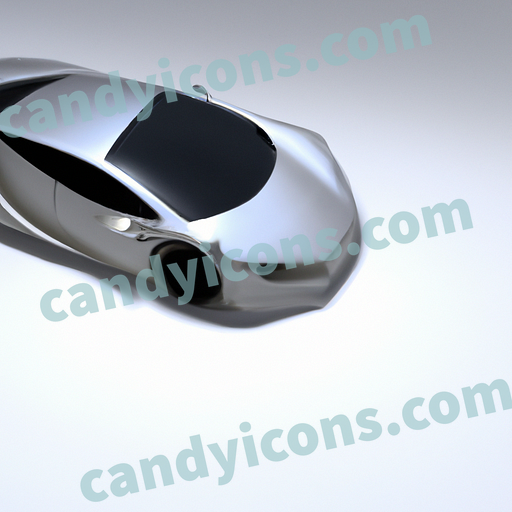 A sleek, futuristic car app icon - ai app icon generator - phone app icon - app icon aesthetic