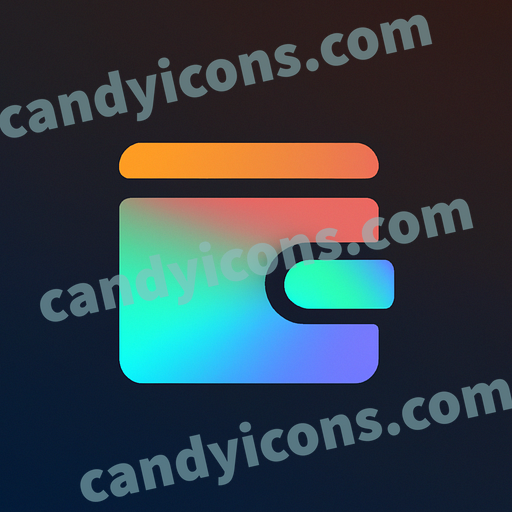 A minimalist wallet icon  app icon - ai app icon generator - phone app icon - app icon aesthetic