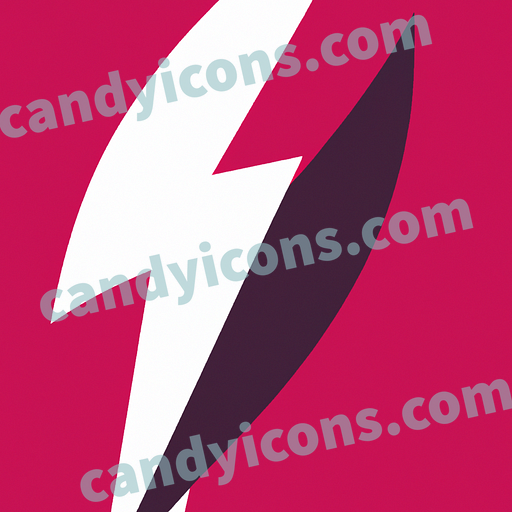 A stylized lightning bolt with abstract lines  app icon - ai app icon generator - phone app icon - app icon aesthetic
