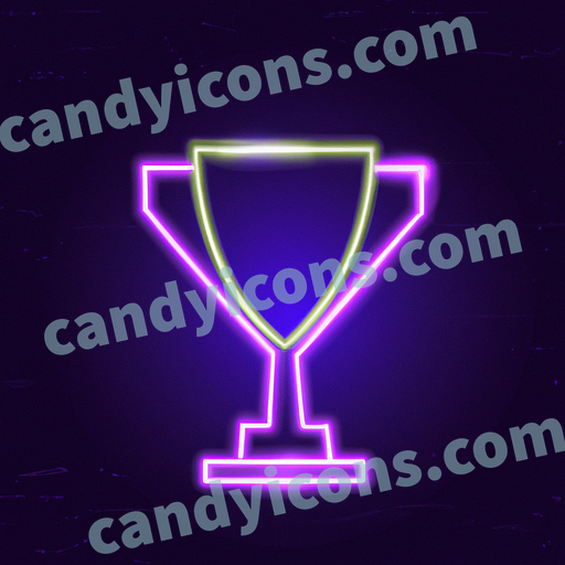 A stylized trophy cup  app icon - ai app icon generator - phone app icon - app icon aesthetic