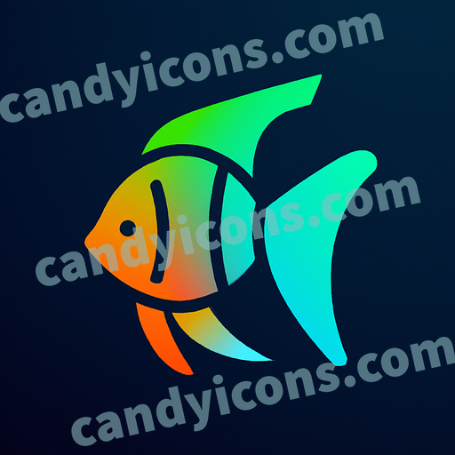 a angelfish app icon - ai app icon generator - phone app icon - app icon aesthetic