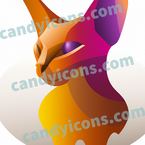 a abyssinian cat app icon - ai app icon generator - phone app icon - app icon aesthetic