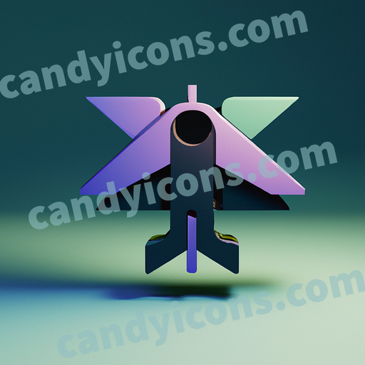 A stylized airplane taking off app icon - ai app icon generator - phone app icon - app icon aesthetic