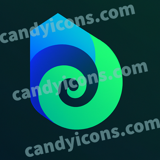 a spiral app icon - ai app icon generator - phone app icon - app icon aesthetic