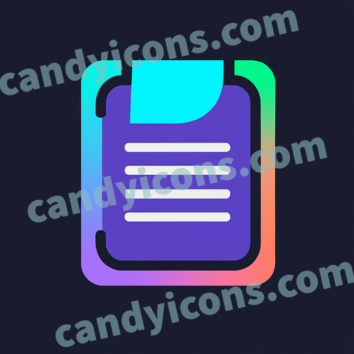 a notepad app icon - ai app icon generator - phone app icon - app icon aesthetic