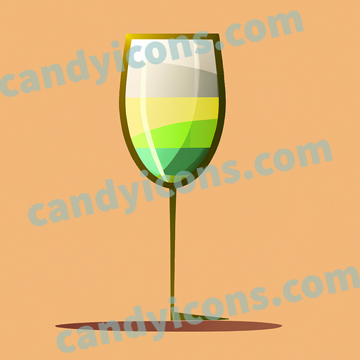 A detailed wine glass  app icon - ai app icon generator - phone app icon - app icon aesthetic