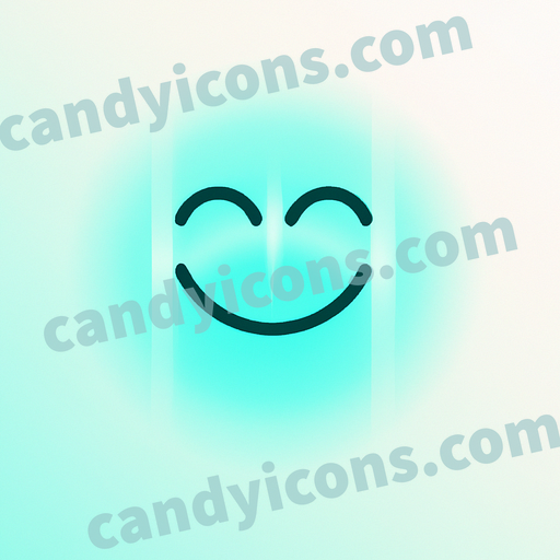 A Abstract smiley face app icon - ai app icon generator - phone app icon - app icon aesthetic