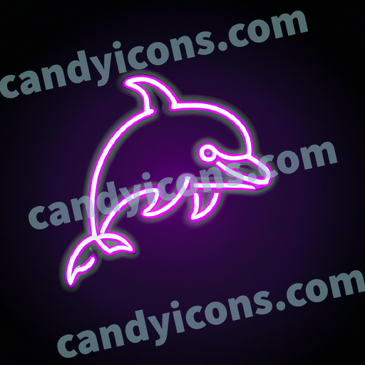A curious and friendly dolphin  app icon - ai app icon generator - phone app icon - app icon aesthetic