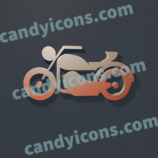 A vintage Harley Davidson motorcycle  app icon - ai app icon generator - phone app icon - app icon aesthetic