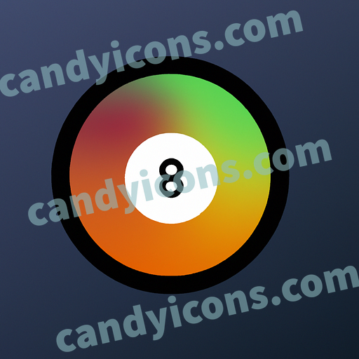 a snooker ball app icon - ai app icon generator - phone app icon - app icon aesthetic