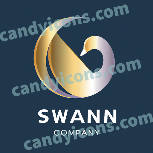 A majestic, graceful swan  app icon - ai app icon generator - phone app icon - app icon aesthetic