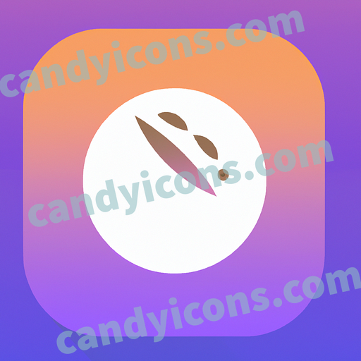 a cantaloupe app icon - ai app icon generator - phone app icon - app icon aesthetic