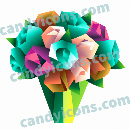 A romantic and fragrant bouquet of roses  app icon - ai app icon generator - phone app icon - app icon aesthetic